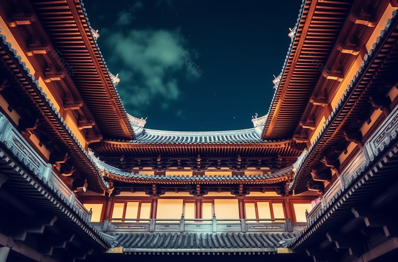 大唐芙蓉园阁楼建筑夜景图,高清,摄影图,摄影图片,图片大全,摄影图免费下载